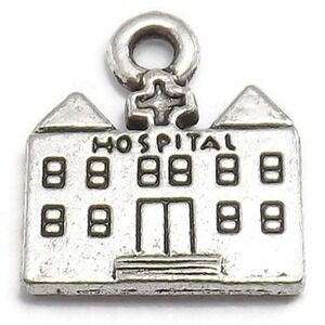 6pcs Hospital Charms,‎ nurse doctor medical, jewelry making supplies